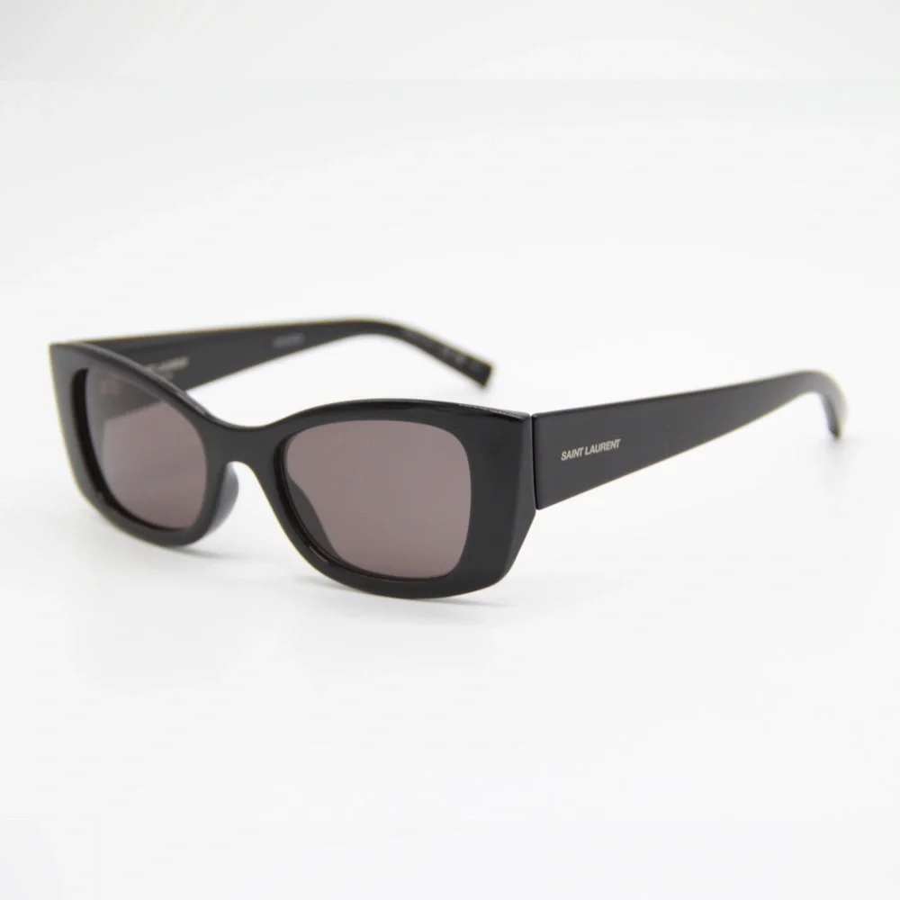 NEW SAINT LAURENT SL593 001 WOMEN BLACK BROWN SUNGLASSES SL 593 - Picture 5 of 11